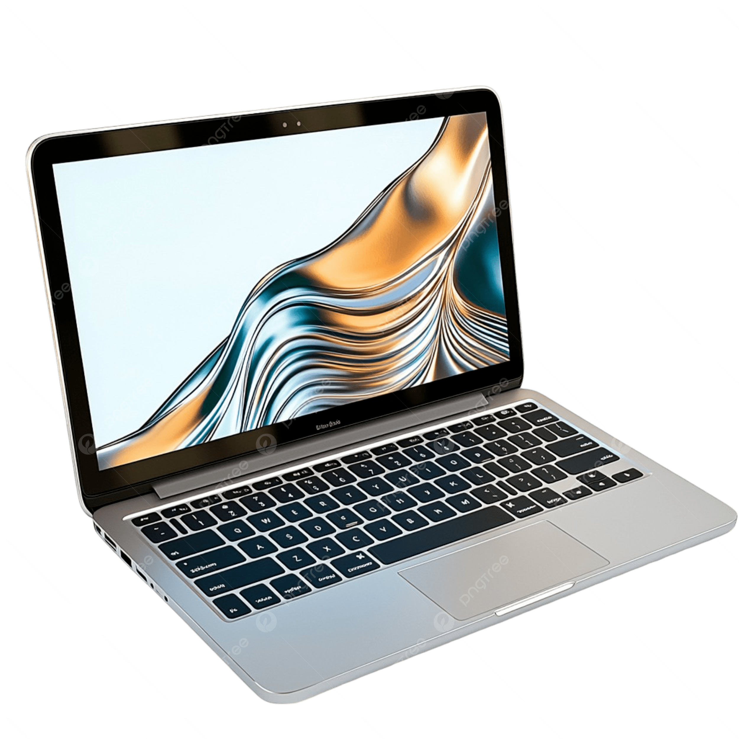 Laptop showcasing web development work